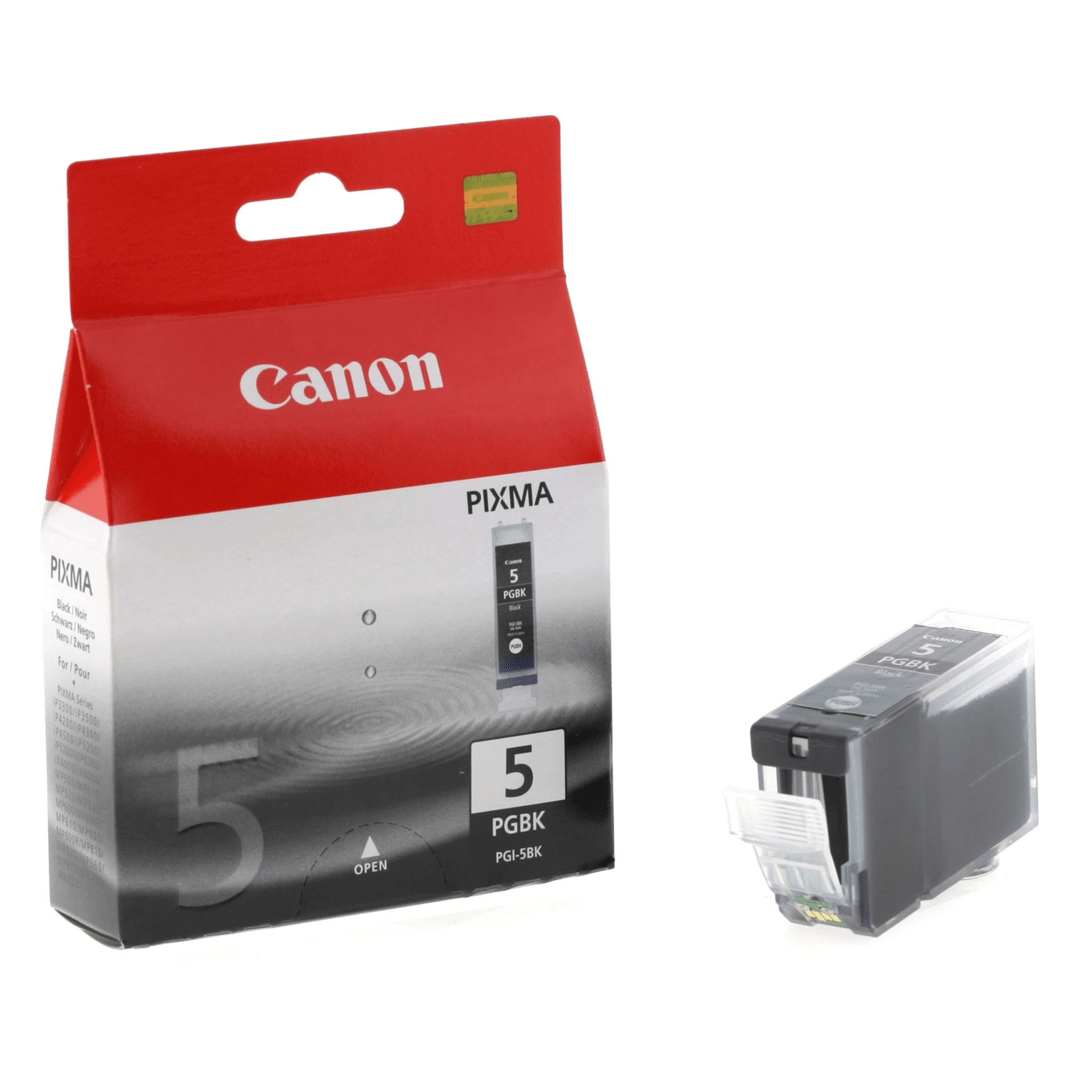2503202669c466d9aa7f7.png Tusz Canon PGI5BK do iP-3300/4200/4300/5200/5300, MP-500/600 | 26ml | black - obrazek 1