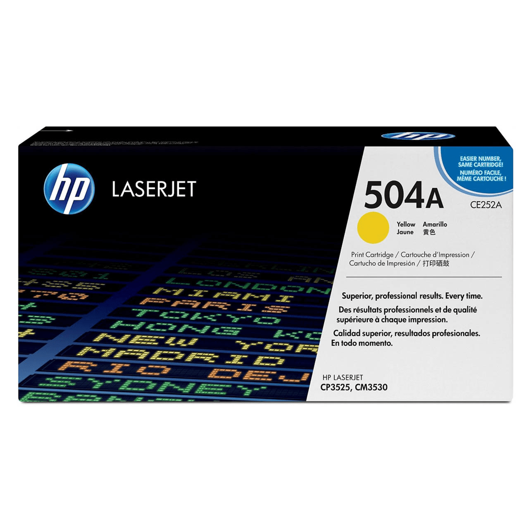 2503202669c46c6913bda.png Toner HP 504A do Color LaserJet 3525/3530 | 7 000 str. | yellow - obrazek 1