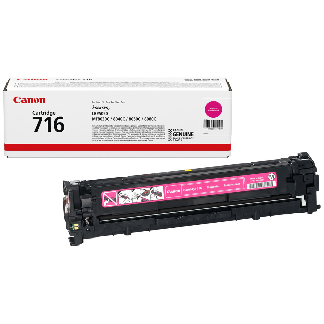 2503202669c46c70e8cb8.png Toner Canon CRG716M do LBP-5050, MF-8030/8050 | 1 500 str. | magenta - obrazek 1