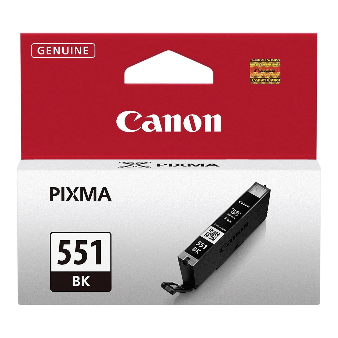 2503202669c476e5955c4.png Tusz Canon CLI551BK do iP-7250, MG-5450/6350 | 7ml | black - obrazek 1
