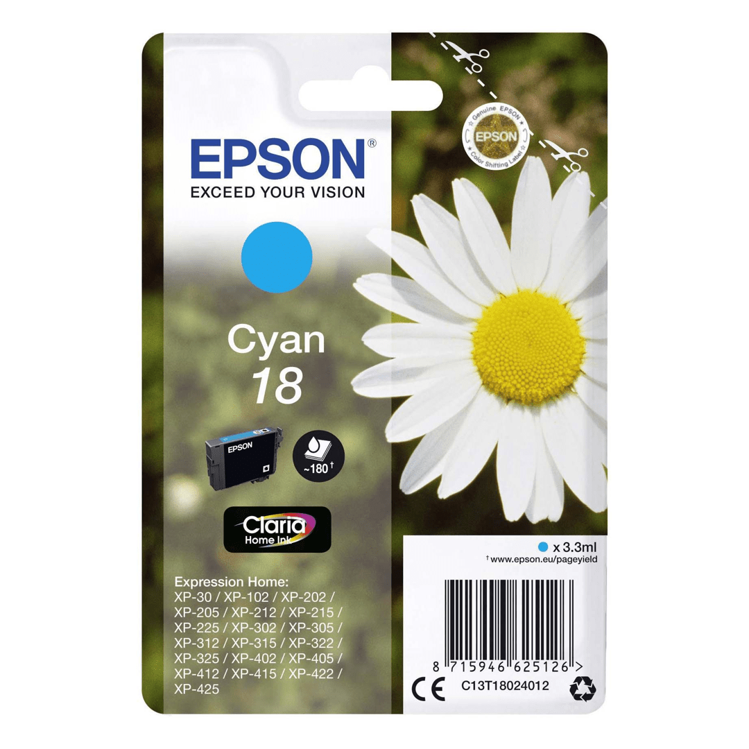 2603202669c47707f2451.png Tusz Epson T1802 do XP-102/202/302/305/402/405 | 3,3ml | cyan - obrazek 1