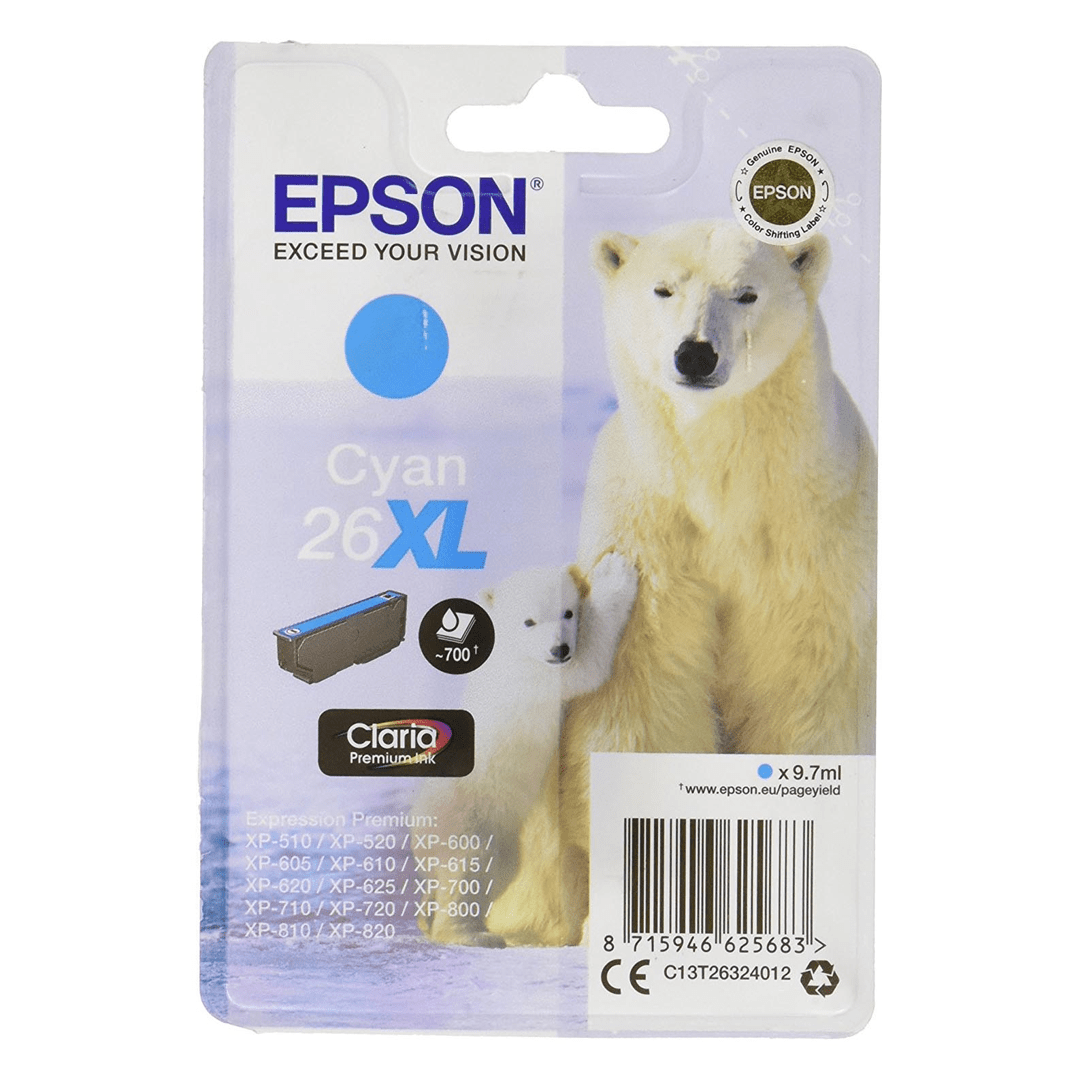 2603202669c477e92b463.png Tusz Epson T2632 do XP-600/700/800 | 9,7ml | cyan - obrazek 1