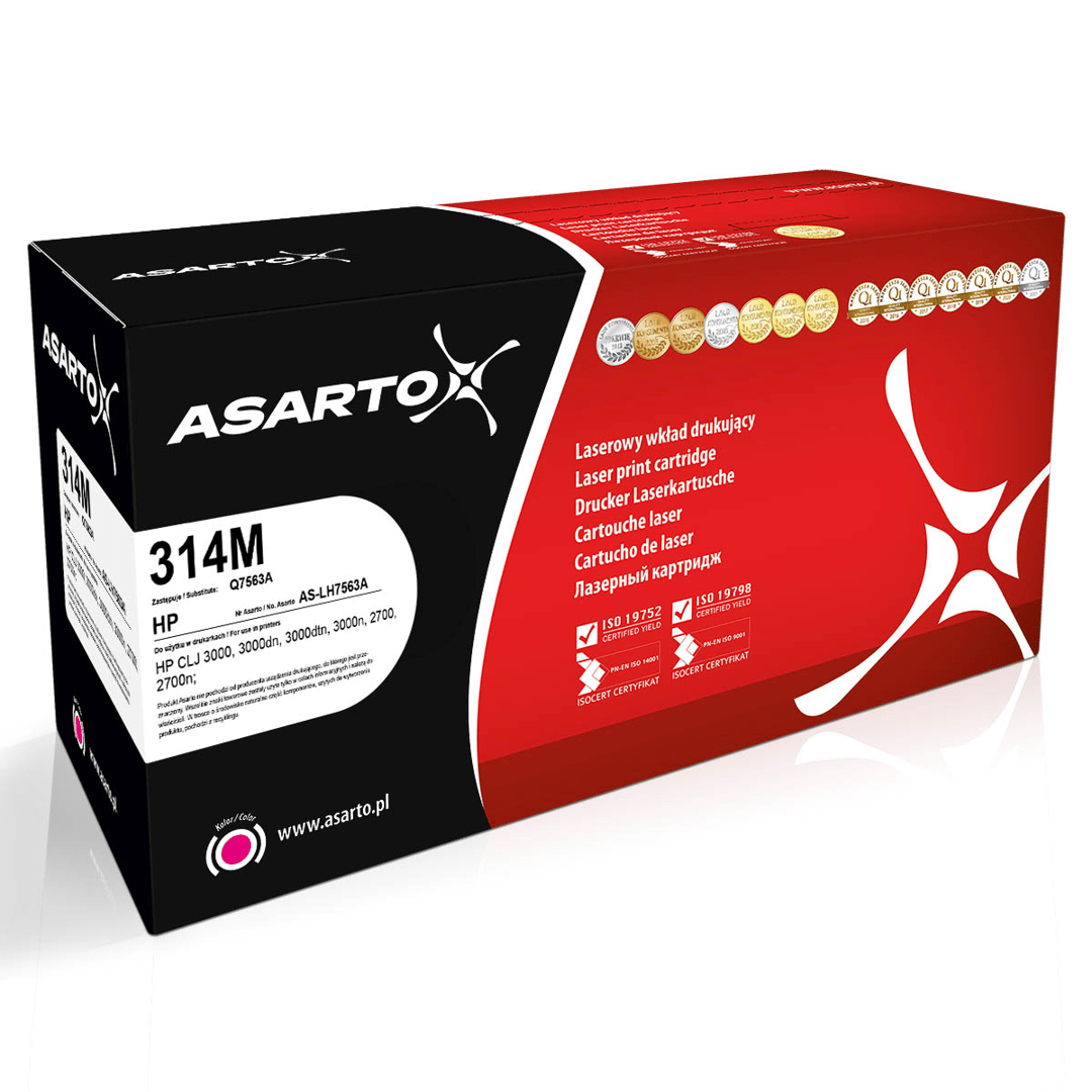 2603202669c4792ad5bad.png EOL Toner Asarto do HP 314M | Q7563A | 3500 str. | magenta - obrazek 1