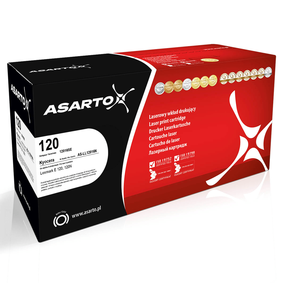 2603202669c483e80e96e.png Toner Asarto do Lexmark 120 | 12016SE | 2000 str. | black - obrazek 1