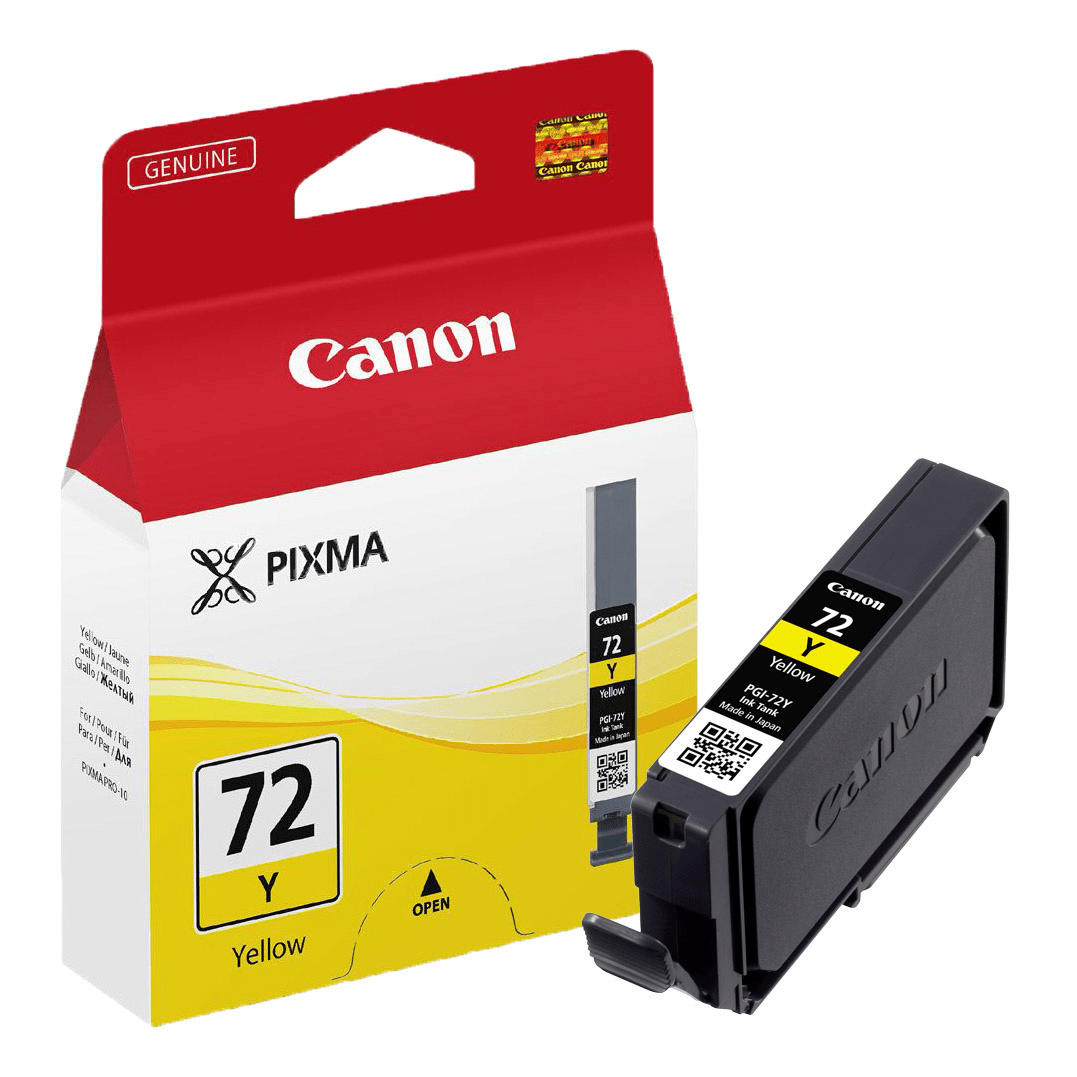 2603202669c488dba7c7d.png Tusz Canon PGI72Y do Pixma Pro-10 | 14ml | yellow - obrazek 1