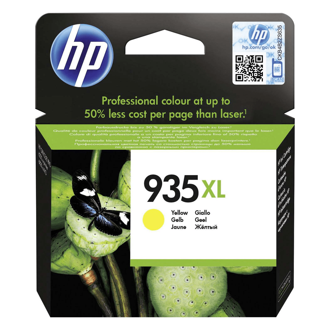 2603202669c489ff36f84.png Tusz HP 935XL do Officejet Pro 6230/6830 | 825 str. | yellow - obrazek 1