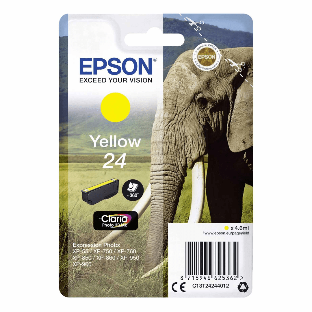 2603202669c4904c95b7d.png Tusz Epson T2424 do XP-750/850 | 4,6ml | yellow - obrazek 1