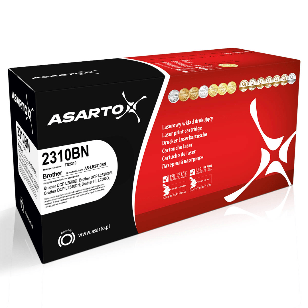 2603202669c49105468ff.png Toner Asarto do Brother 2310BN | TN2310 | 1200 str. | black - obrazek 1