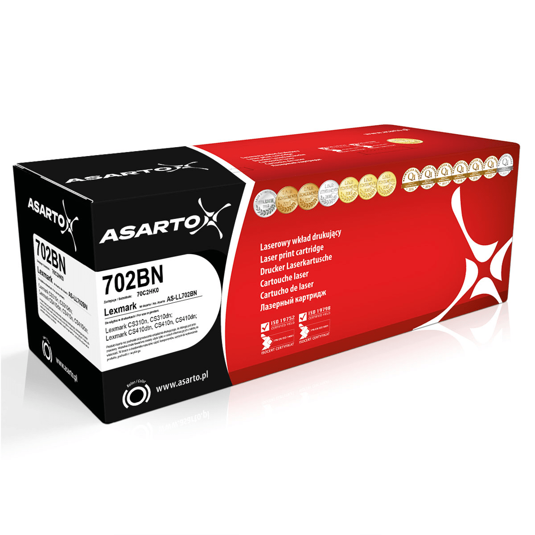 2603202669c4a1707a3d5.png Toner Asarto do Lexmark 702BN | 70C2HK0 | 4000 str. | black - obrazek 1