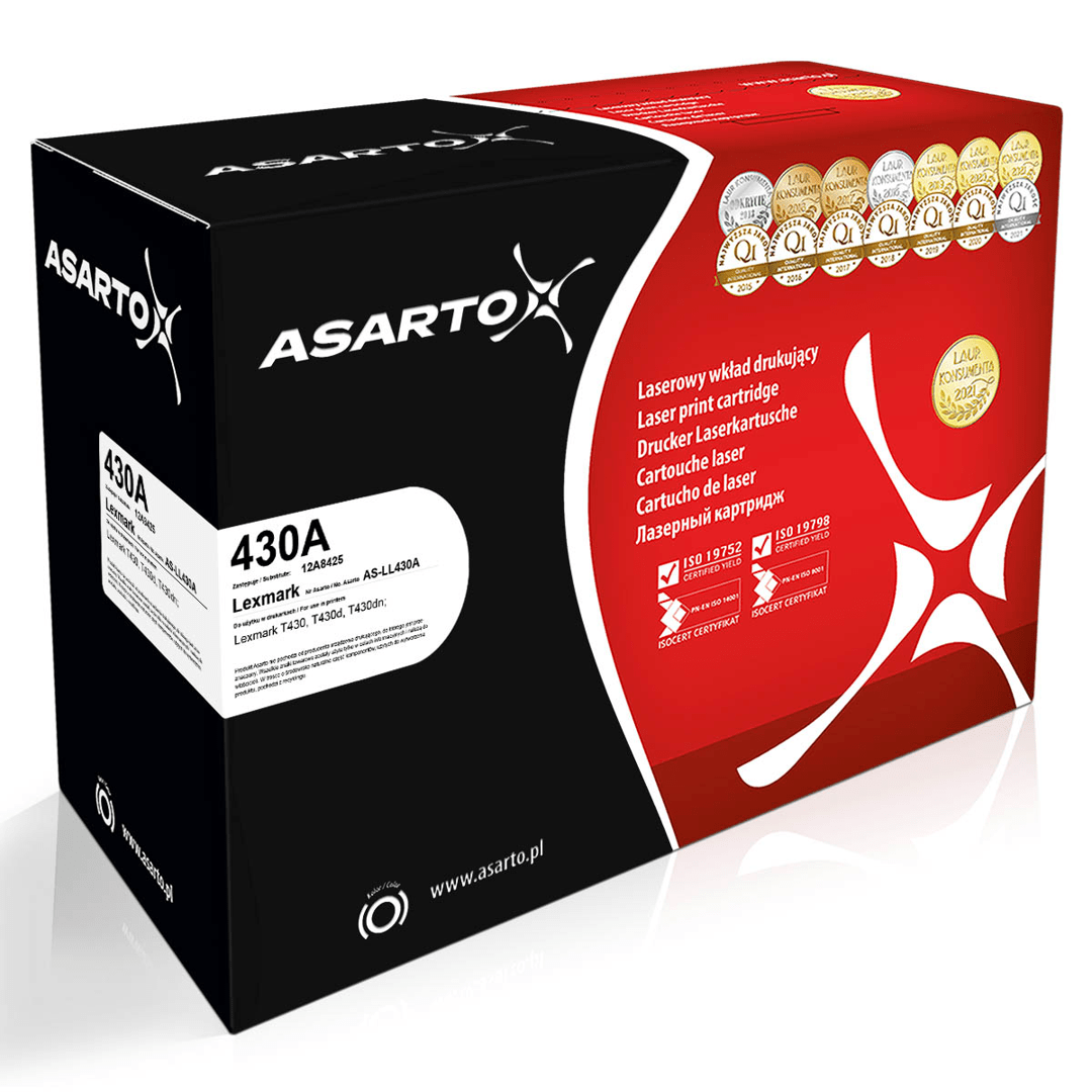 2603202669c4a2585eb34.png Toner Asarto do Lexmark 430A | 12A8425 | 12000 str. | black - obrazek 1