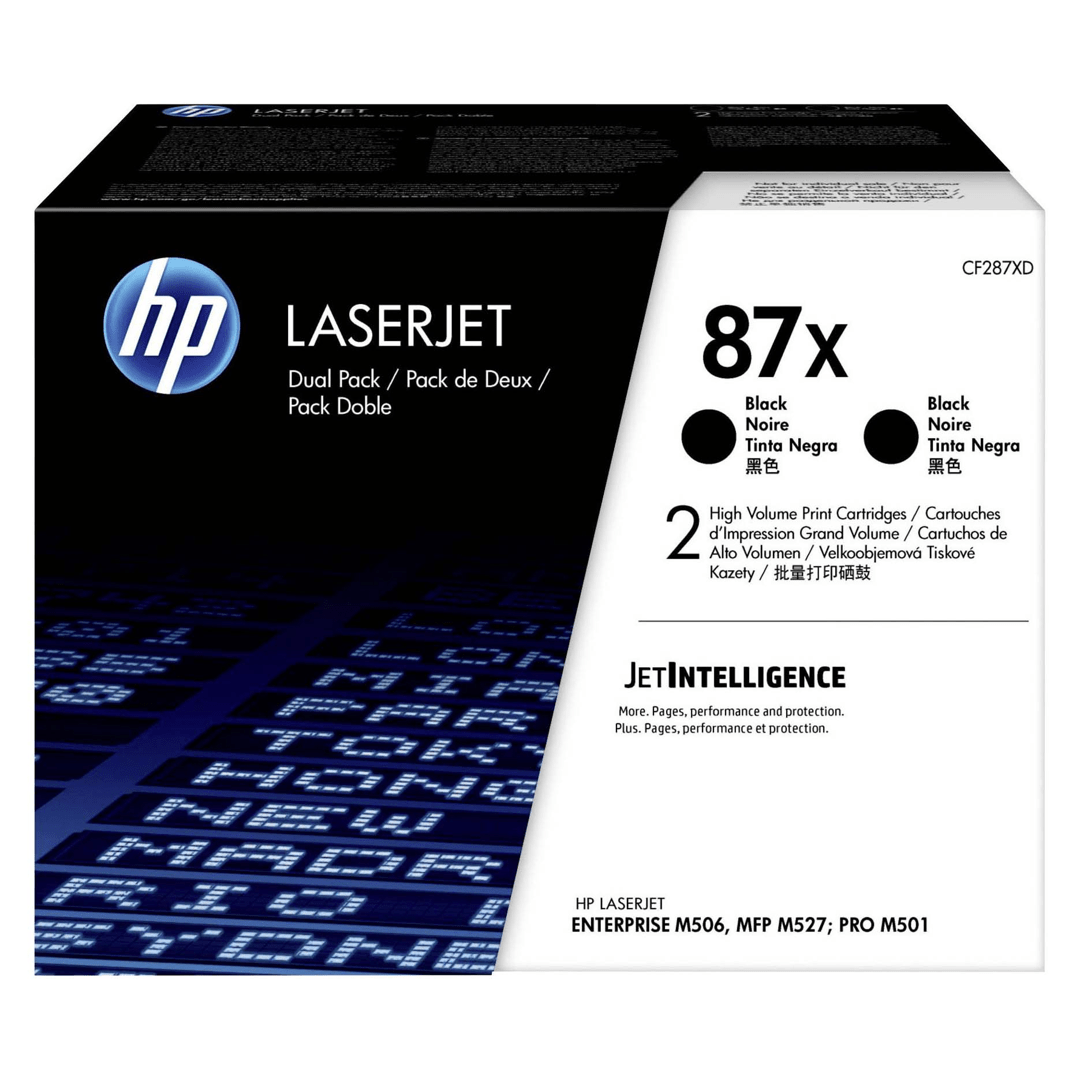 2603202669c4b1db82424.png Toner HP 87X do LaserJet Enterprise M506/527 2pack | 2 x 18 000 str. | black - obrazek 1