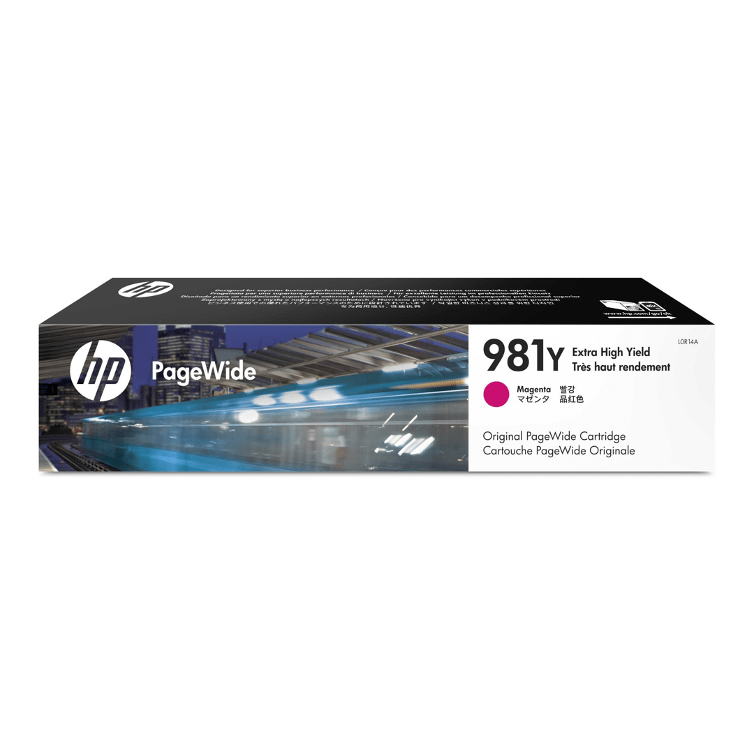2603202669c4b6ce5d7d9.png Tusz HP 981XXL Extra HY do PageWide Color 556dn | 16 000 str. | magenta - obrazek 1
