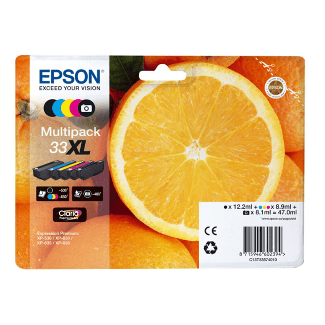 2603202669c4c09f75283.png Tusz Epson zestaw T33XL, CMYK Claria 33XL - obrazek 1