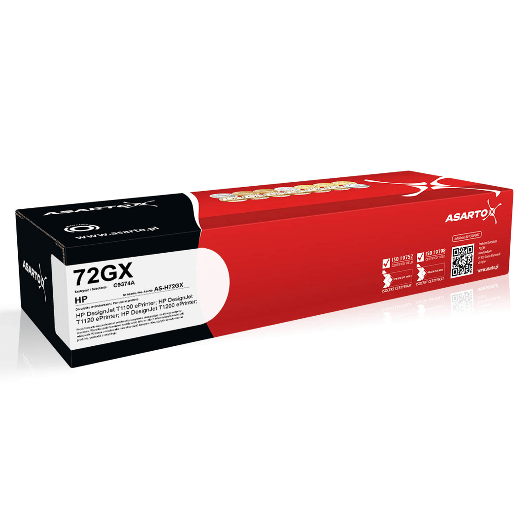 2603202669c4c2bb4a0f1.png Tusz Asarto do HP 72GX | C9374A | 130 ml | grey - obrazek 1