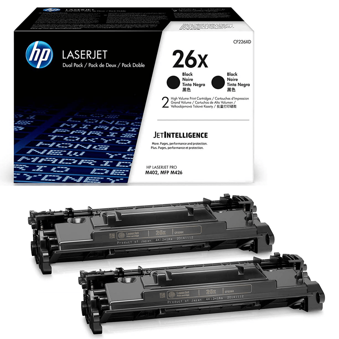 2603202669c4c2c85d27b.png Toner HP 26X do LaserJet Pro M402/426 | 2x 9 000 str. | black - obrazek 1