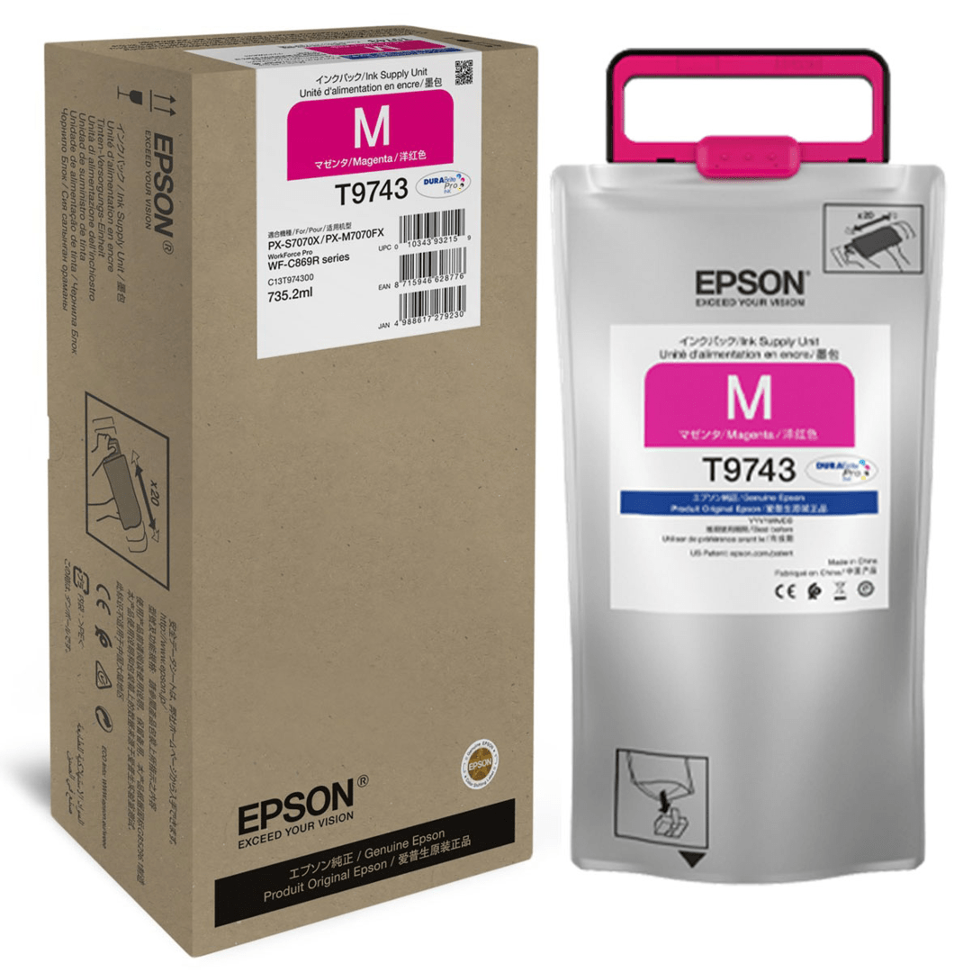 2603202669c4d1ce5b9c7.png Tusz Epson T9743 MAGENTA 735.2ml do serii WF-C869Rxx - obrazek 1