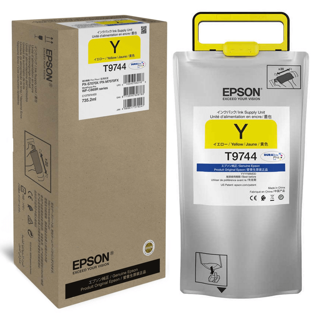 2603202669c4d1f34ee45.png Tusz Epson T9744 YELLOW 735.2ml do serii WF-C869Rxx - obrazek 1