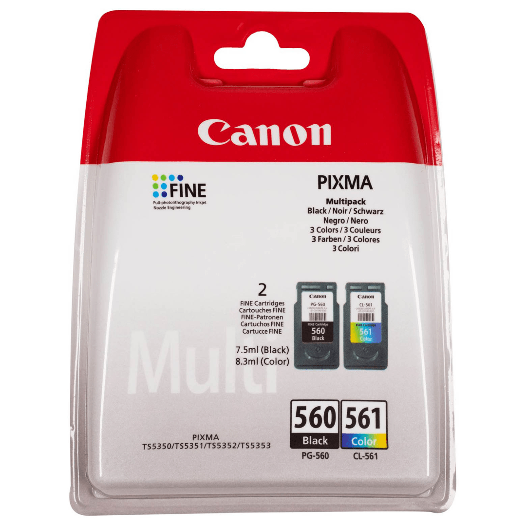 2603202669c4dbff2c71e.png Tusz Canon CL-561/PG-560, do Pixma TS5350 multipack , black/color - obrazek 1