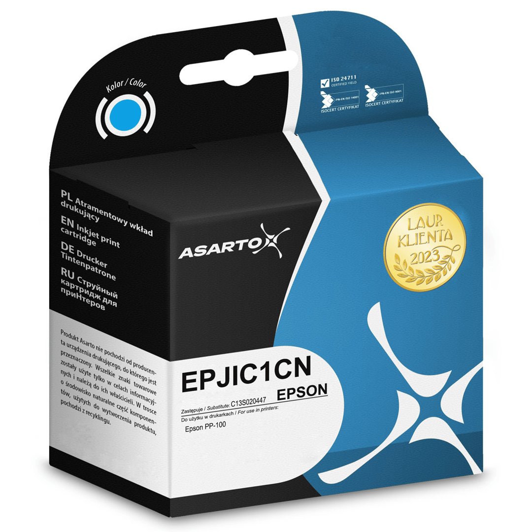 2603202669c4febdaf05a.png Tusz Asarto do Epson PJI-C1 | C13S020447 | 34ml | cyan - obrazek 1