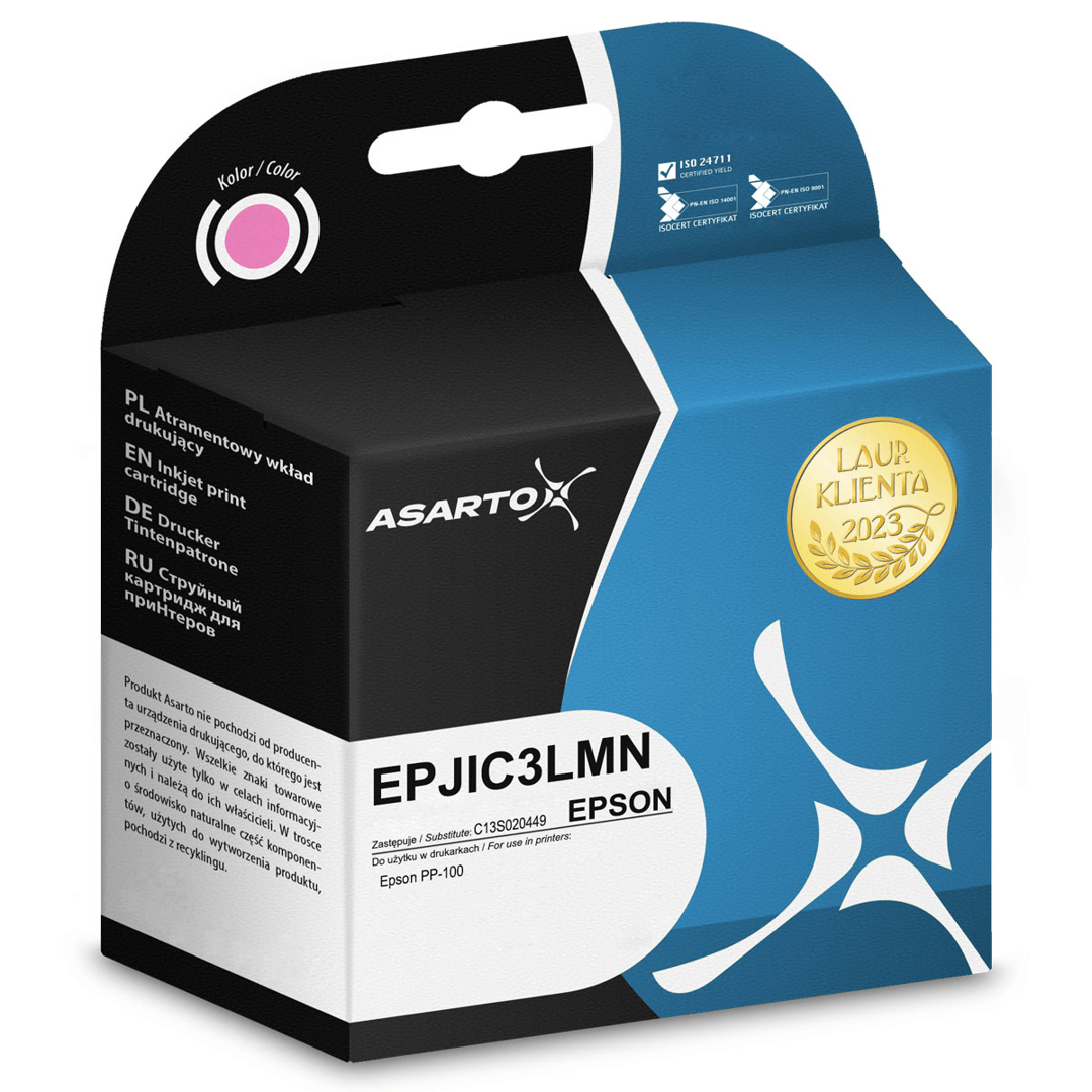 2603202669c5008c0a1de.png Tusz Asarto do Epson PJI-C3 | C13S020449 | 34ml | light magenta - obrazek 1
