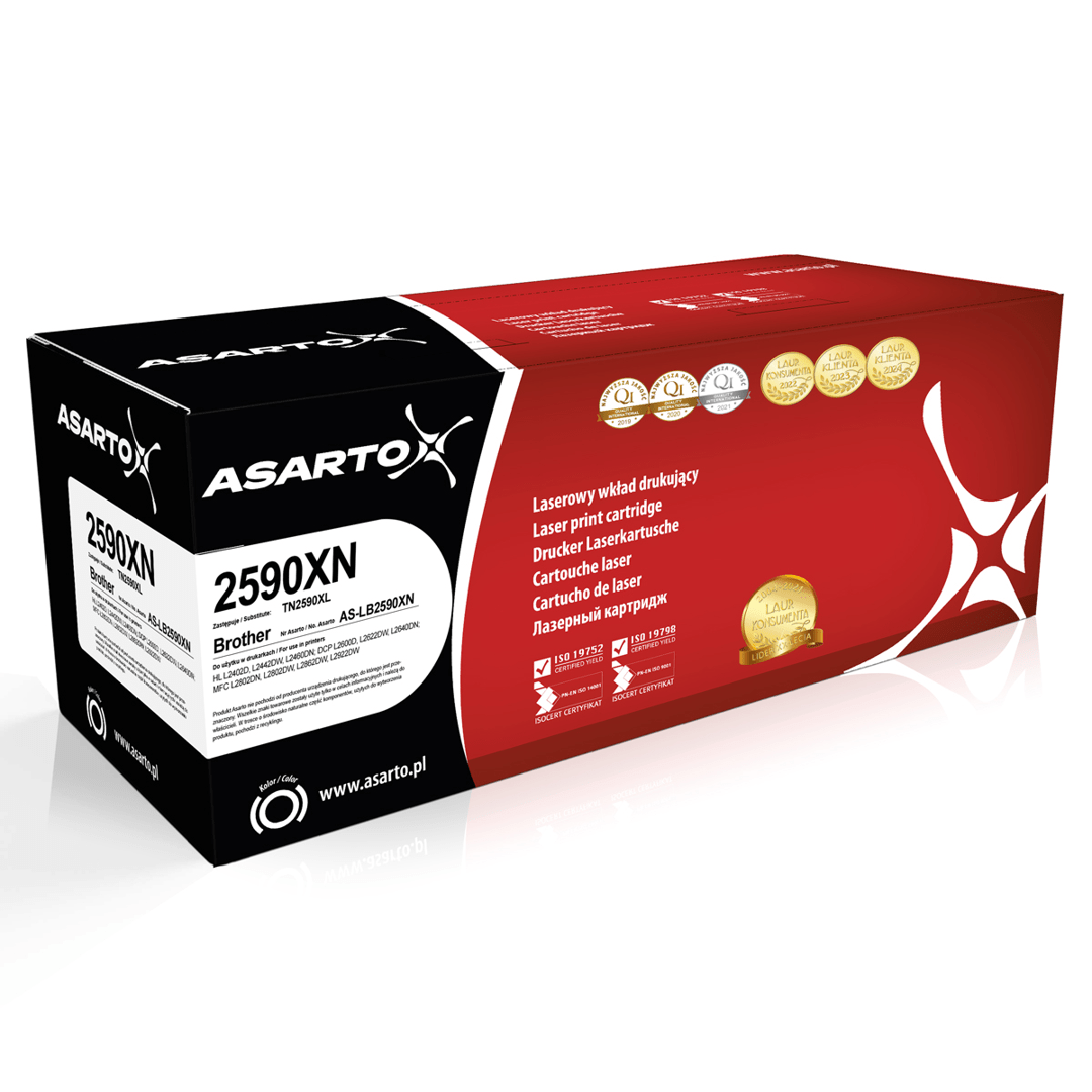 2603202669c50aaf1f082.png Toner Asarto do Brother 2590XN | TN2590XL | 3000 str. | black - obrazek 1