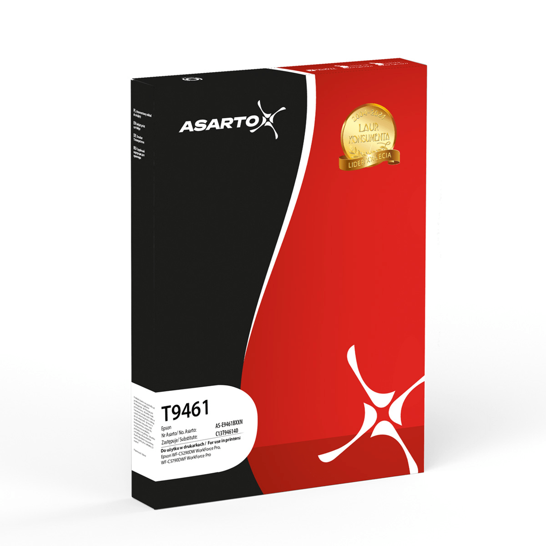 2603202669c50f6601900.png Tusz Asarto do Epson 9461BN | C13T946140 | 10 000 str. | black - obrazek 1