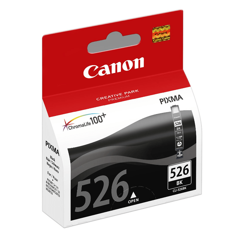 2603202669c515283cdc0.png CANON TUSZ CLI526 BK IP4850/MG5150 blist MG5250/MG6150 blister z ochrona - obrazek 1