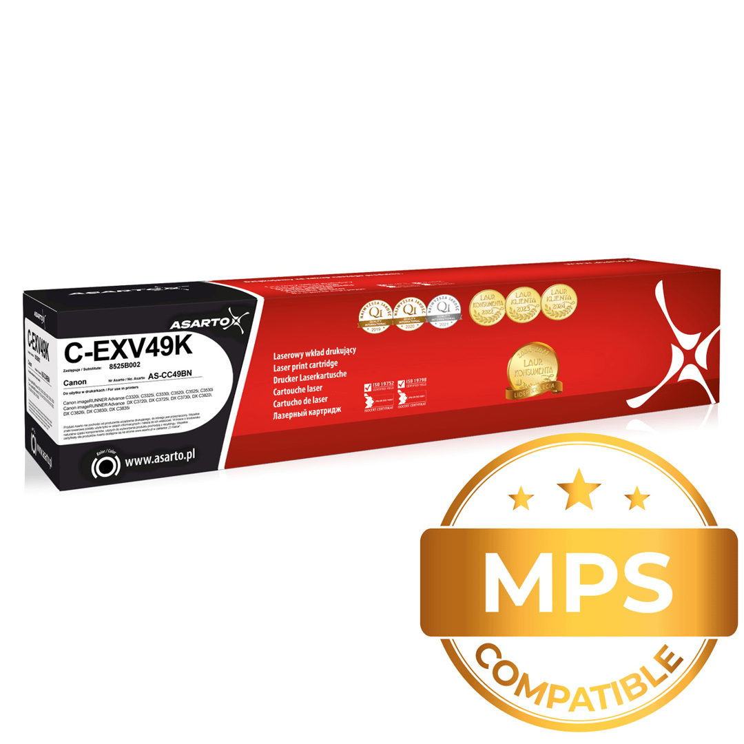 0104202669cd082320b30.png Toner Asarto do Canon C-EXV49K | 8524B002 | 36000 str. | black - obrazek 1