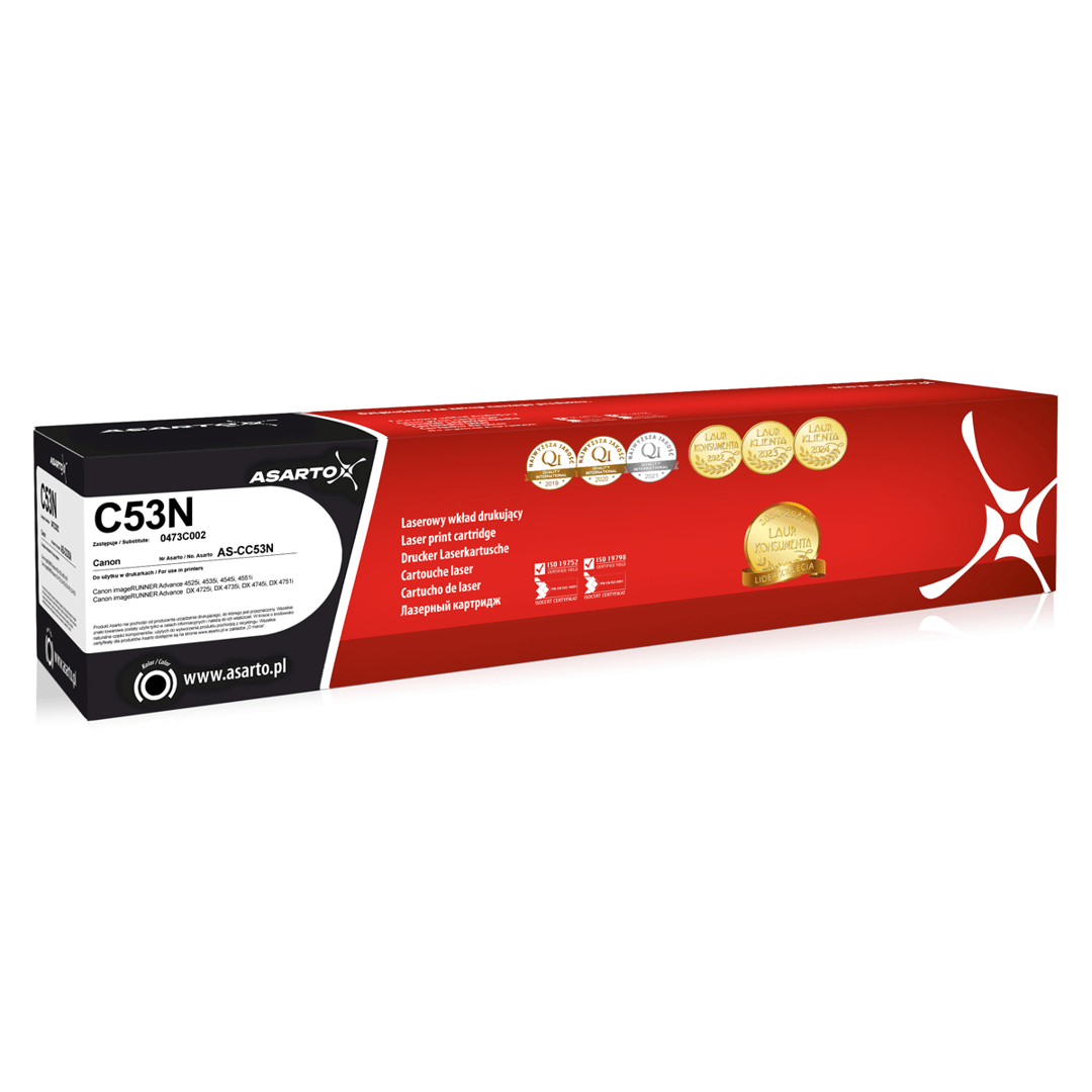 0104202669cd0b9158066.png Toner Asarto do Canon C53N | 0473C002 | 42100 str. | black - obrazek 1