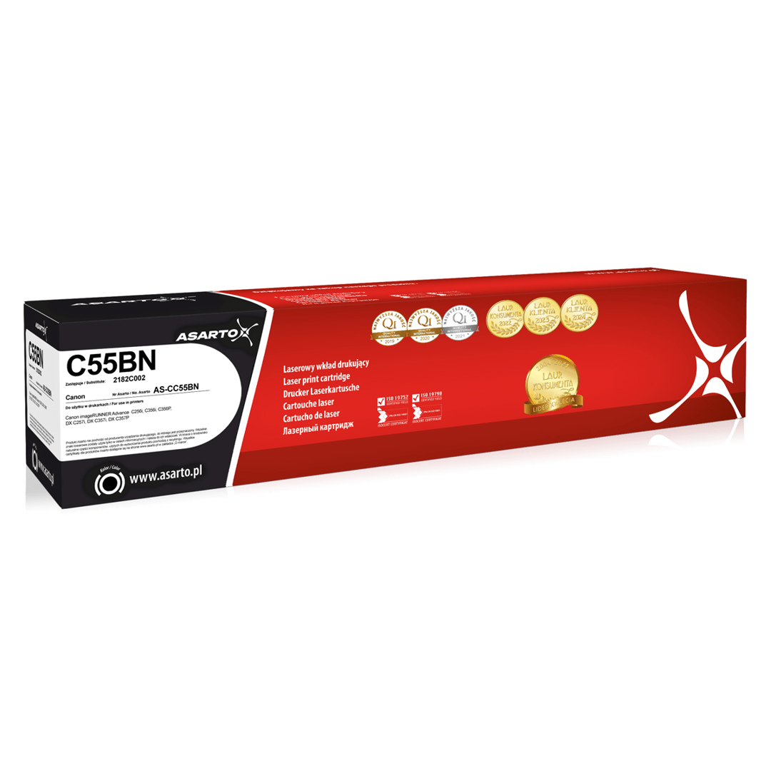 0104202669cd0faa5c849.png Toner Asarto do Canon C55BN | 2182C002 | 23000 str. | black - obrazek 1